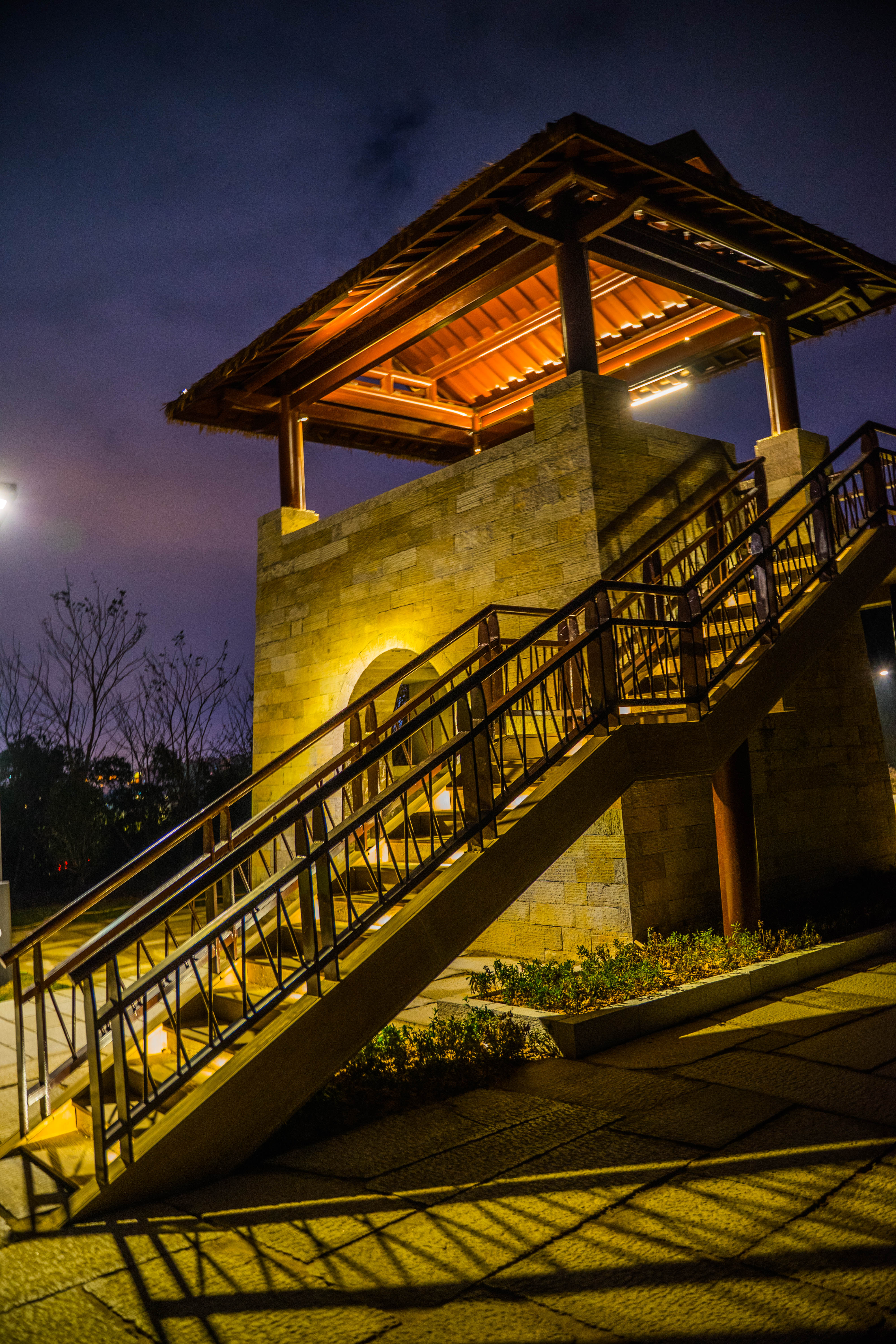 福州旅游攻略:福州仓山高盖山公园,登高望远一览福州夜景