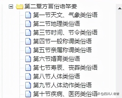 你记得多少方言俗语？官方版四川方言大全分门别类汇编第1-4节