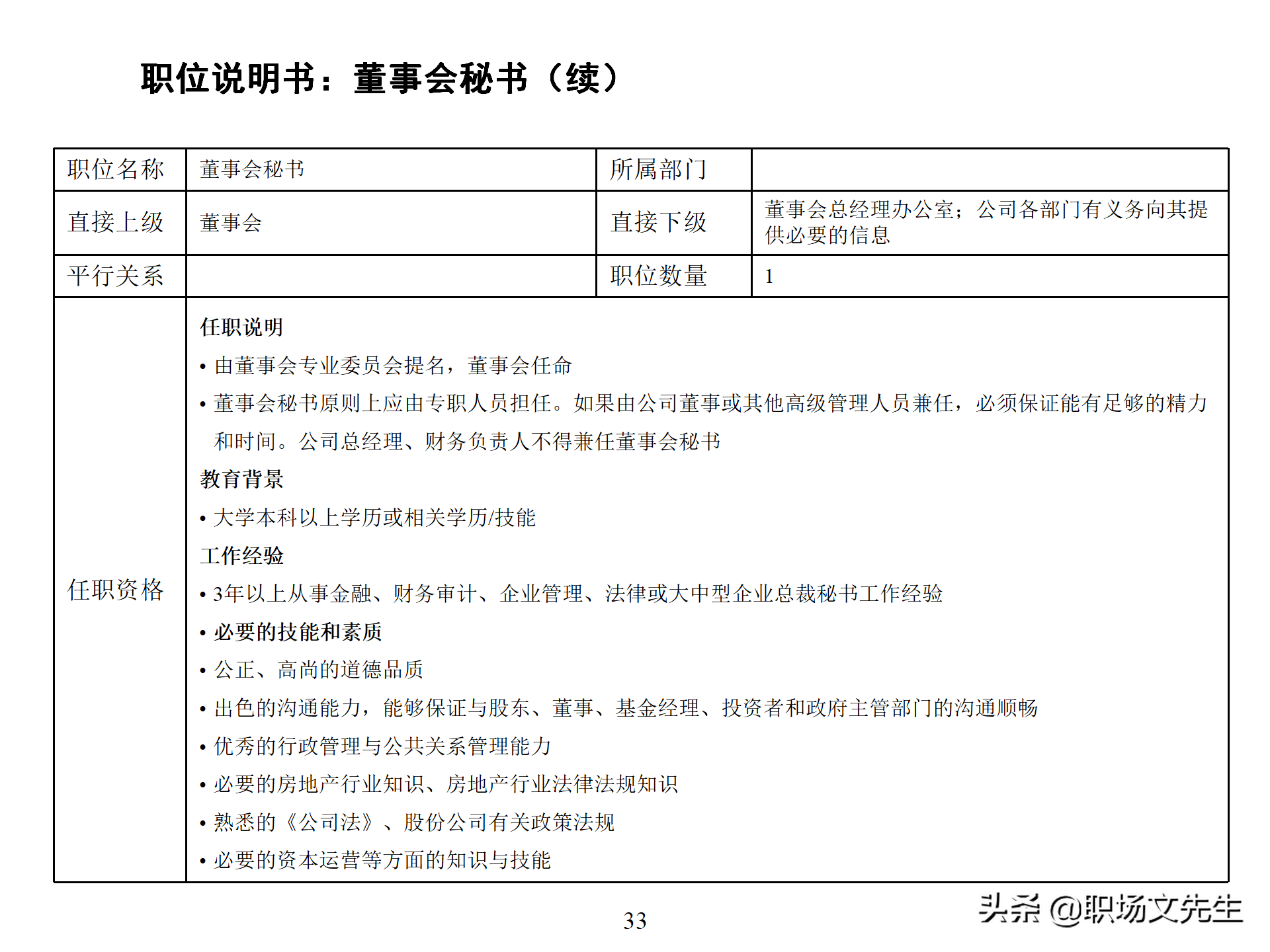 万科集团总监分享：93页房地产公司组织结构、部门职能、岗位职责