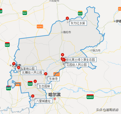 黑龙江绥化市十大景点有哪些？自驾游玩如何安排行程路线？