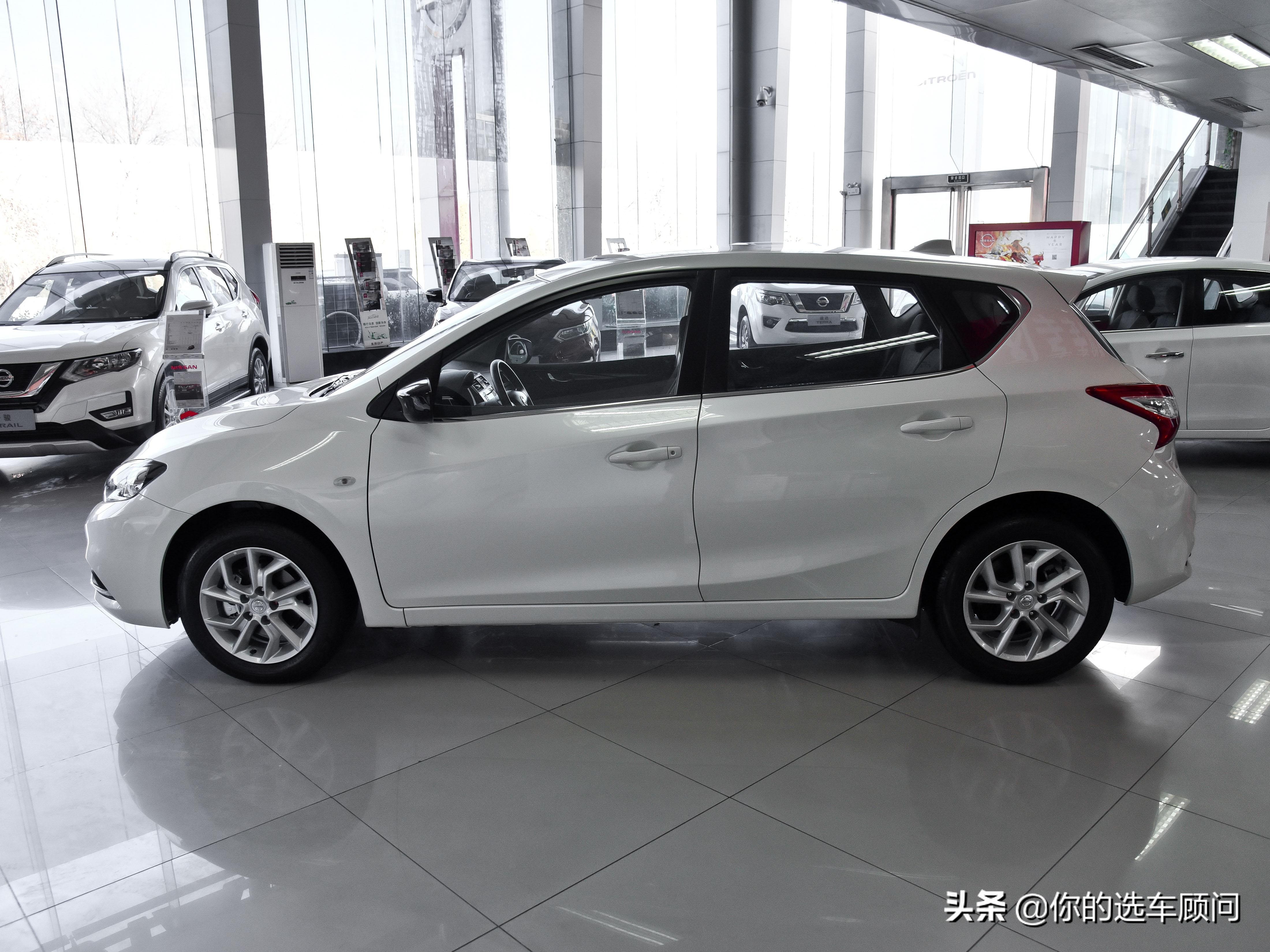 日系合资代步车，5.3L低油耗外加耐用高品质，实拍日产骐达TIIDA