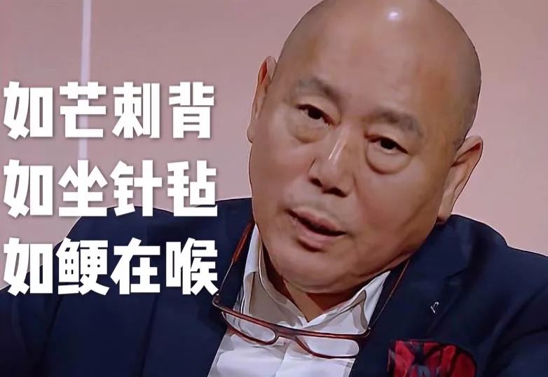 李成儒如坐针毡表情包图片