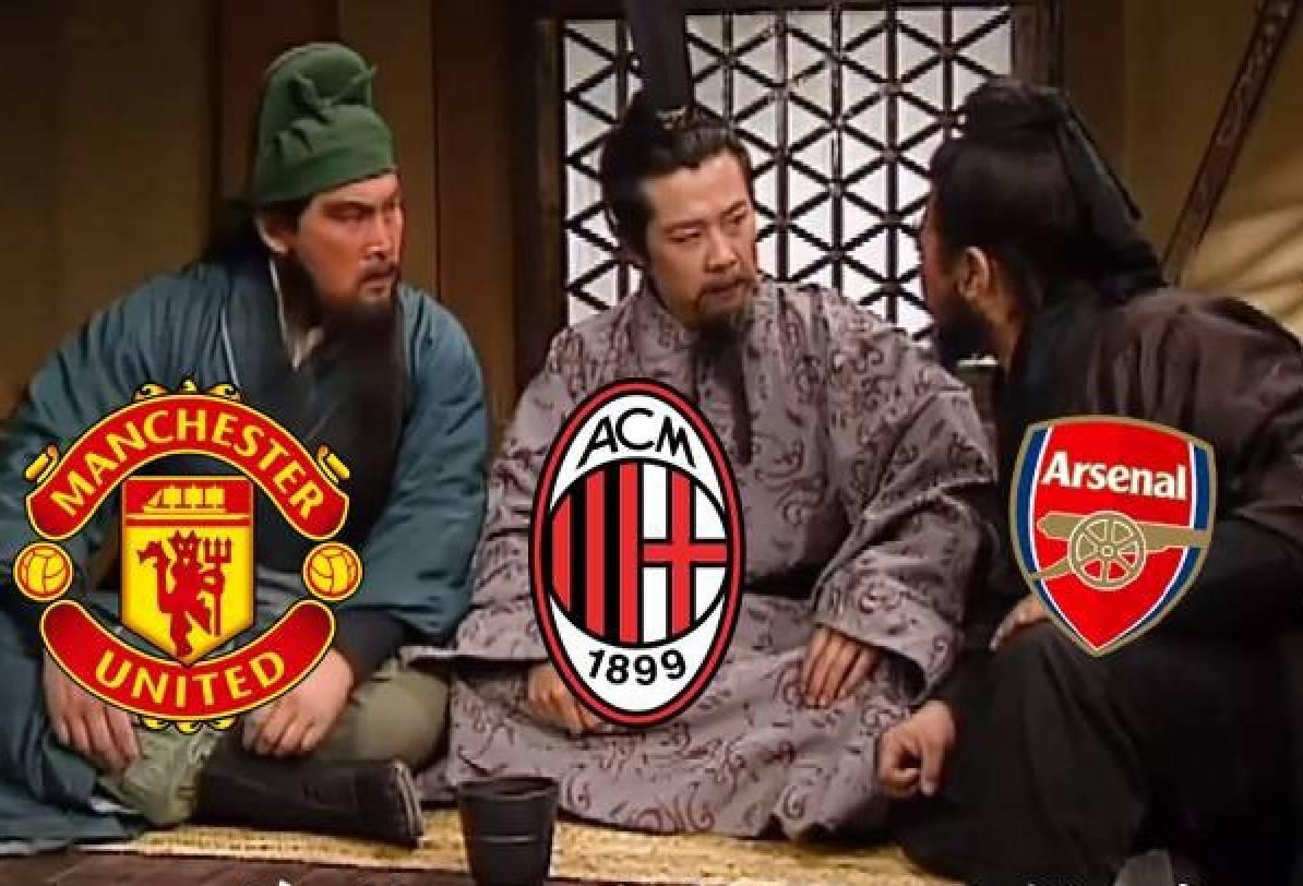 不过,这次"大哥"ac米兰和"二哥"曼联都要有求于"三弟"阿森纳了;现在