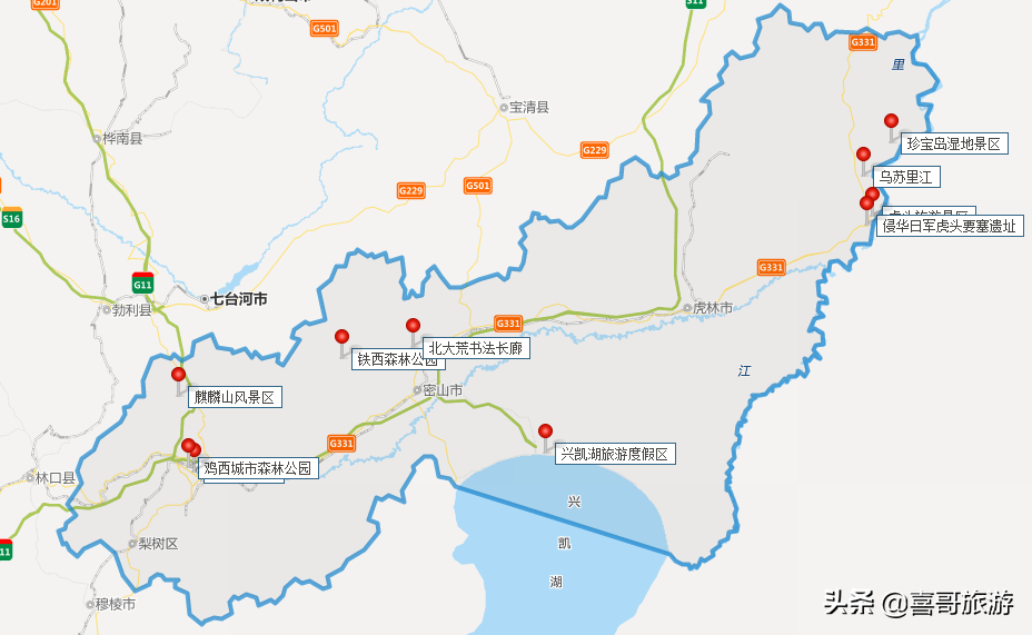 黑龙江鸡西十大景点有哪些？自驾游玩如何安排行程路线？