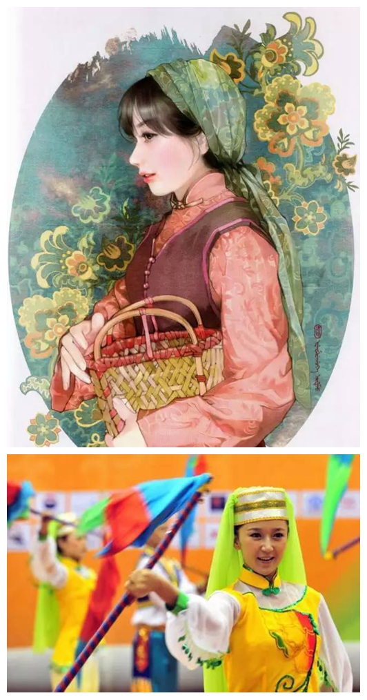 中国56个民族传统服饰大全