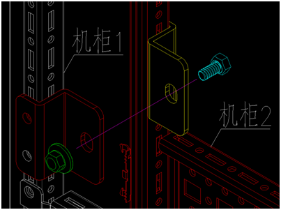 DCS机柜固定、拼装操作说明