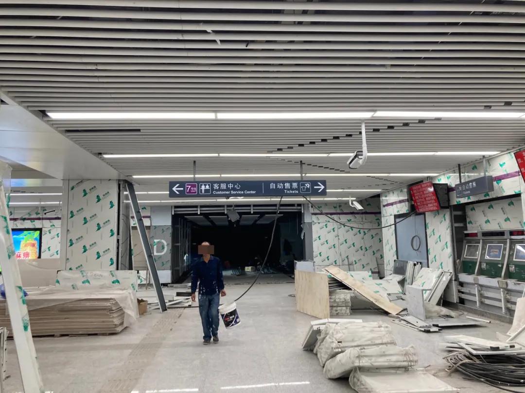 快开通了！地铁7号线开始跑图，首通段为江东二路站—奥体中心站