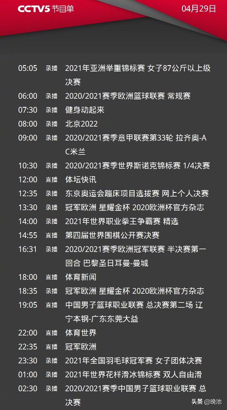 cba 中超 欧冠在哪里看(CCTV5直播CBA总决赛辽篮死磕卫冕冠军，5 转中超上海申花vs武汉队)