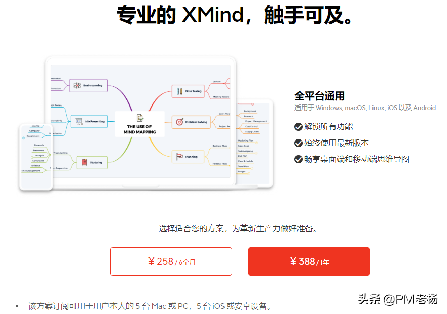 思维导图对比，脑图梳理哪家强？PM神器XMind