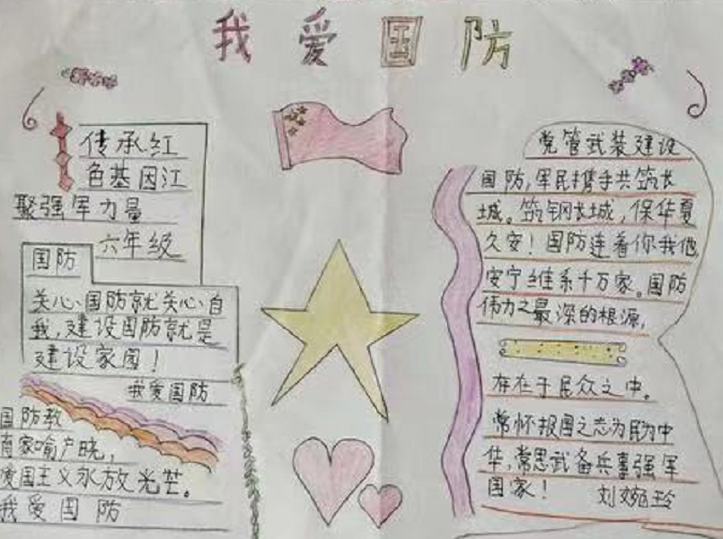 国防教育手抄报 小学生国防教育手抄报内容-伙伴百科网-让你的生活