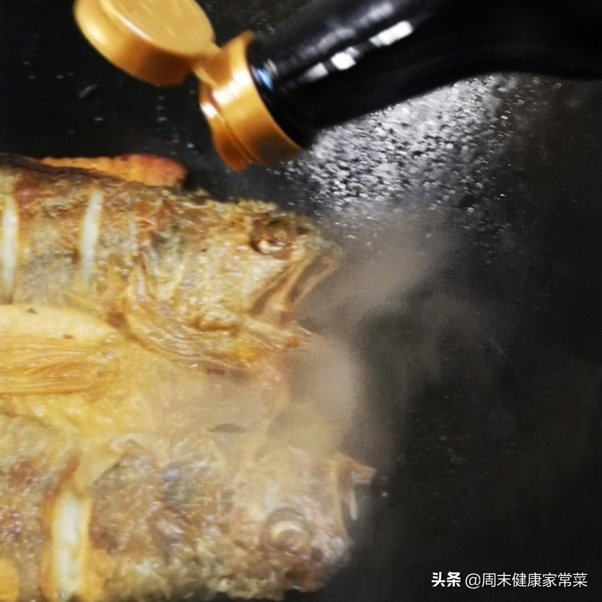 香煎黄花鱼，只要4分钟就煎好，鱼不粘锅、又要刚好熟透，看看吧