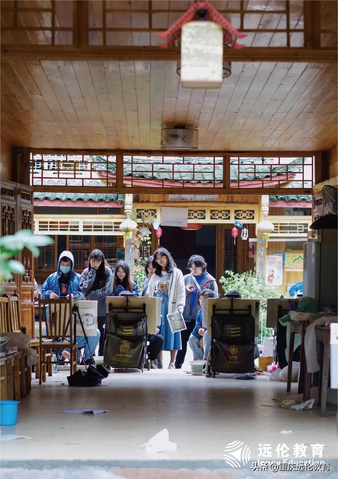 远伦写生回顾｜执笔绘梦，你们才是最美的风景！附优秀作品汇报