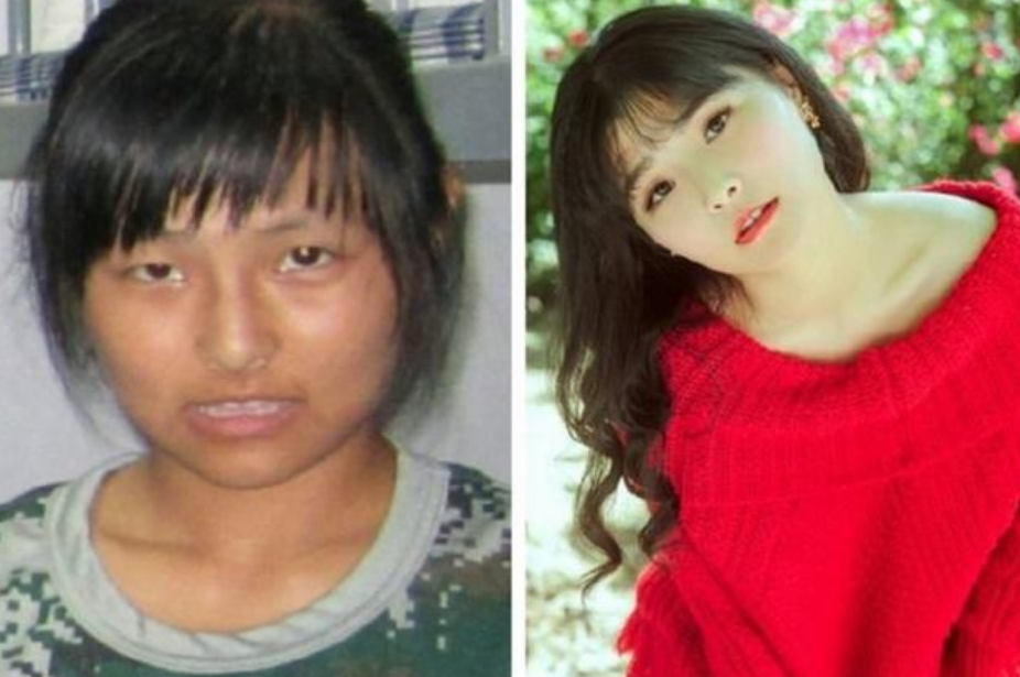 高中大学对比照丑变美（大学生）