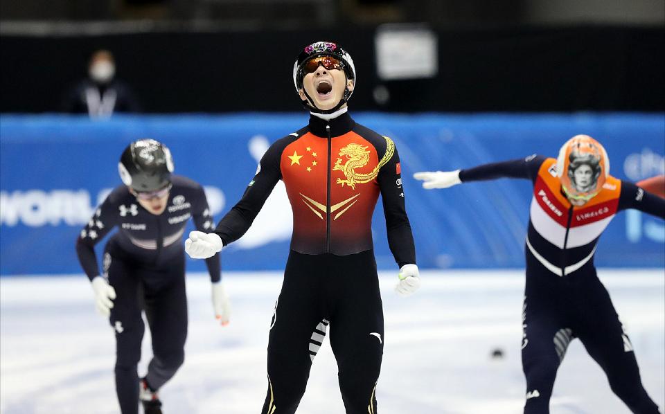 奖牌劳模！中国队任子威一天6赛夺1金3银，已成冬奥会最稳夺金点