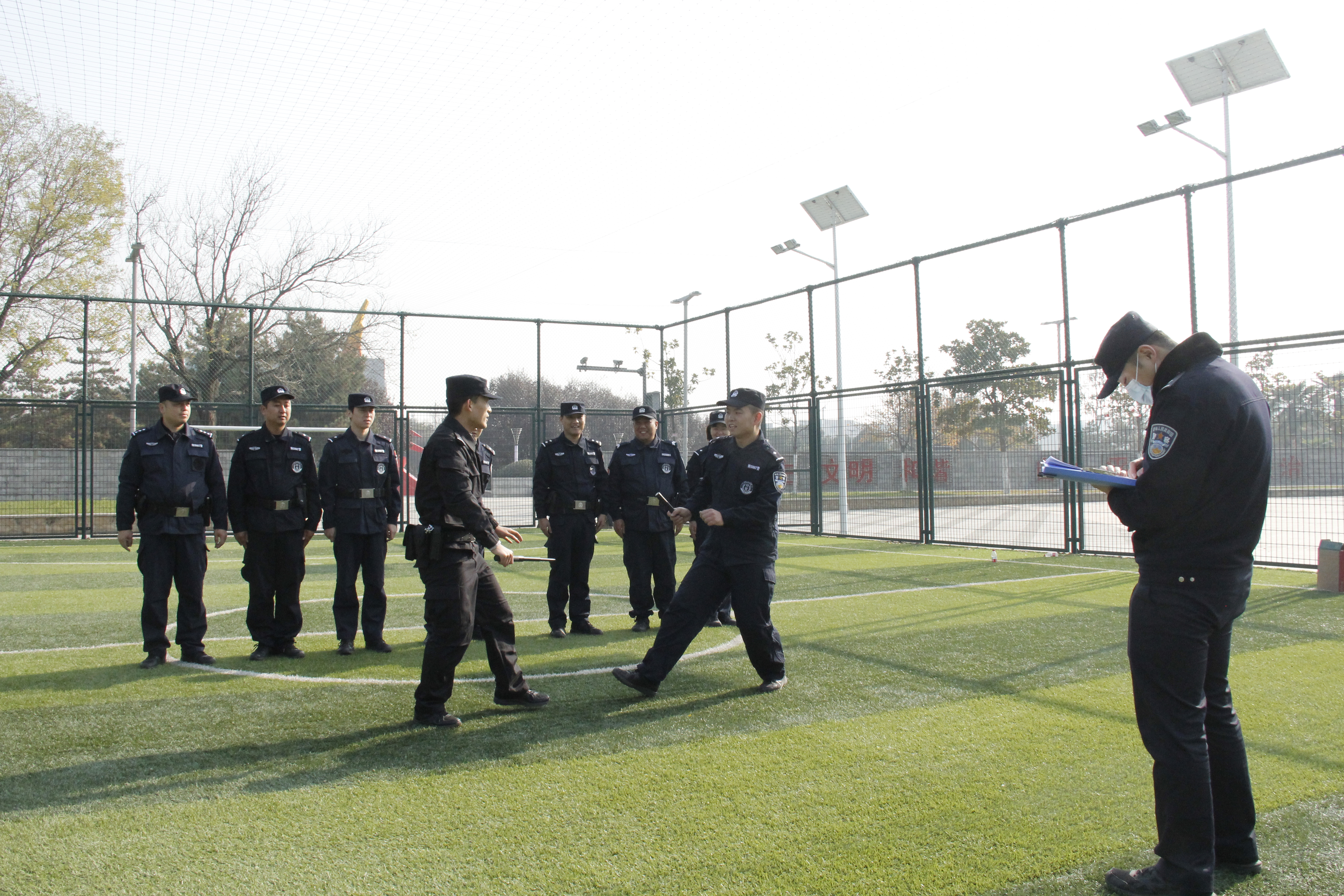 以考促训强能力，实战考核铸警魂——西安阎良法院司法警察大队圆满完成体技能考核任务