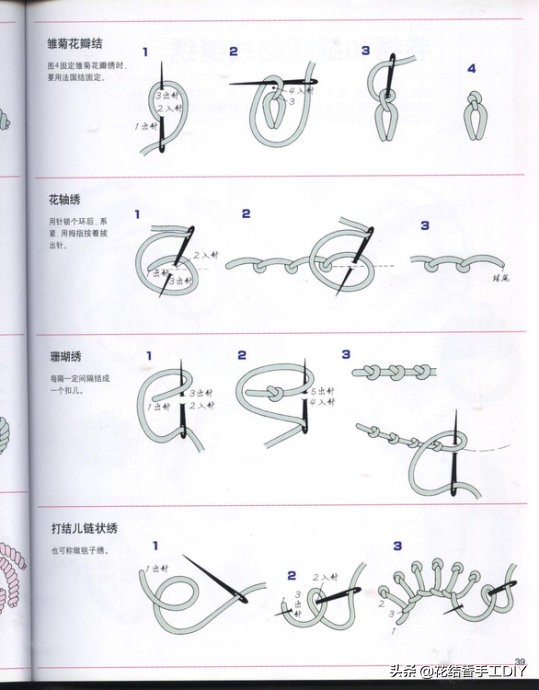 一本非常棒的刺绣书，N种刺绣手法，超详细，值得收藏