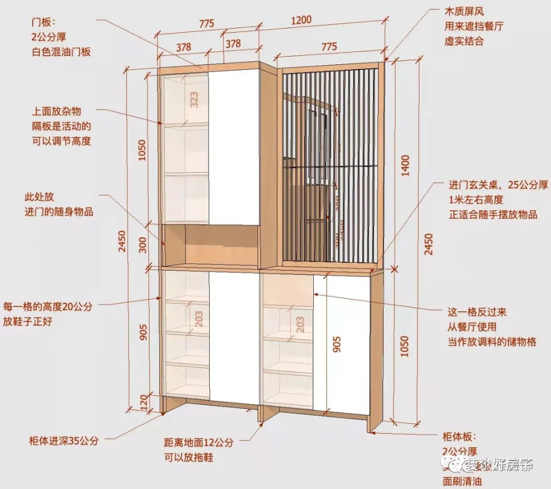 【親子宅設計精選】海淀媽媽的育兒經都藏在這68m²！30W做24m²收納區，利用率提高30%