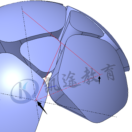 足球是几面体(20面体足球建模，creo走一个)