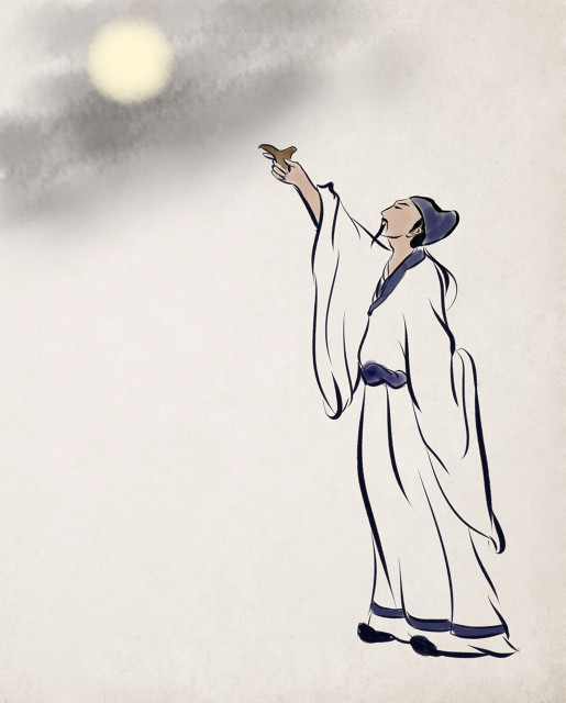 抽刀断水水更流，借酒消愁愁更愁，人生何处不相逢。