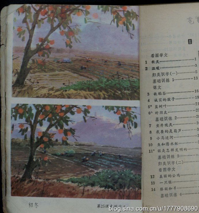 80后一代人的求学记忆：1987-1988年人教版五年制小学语文全集