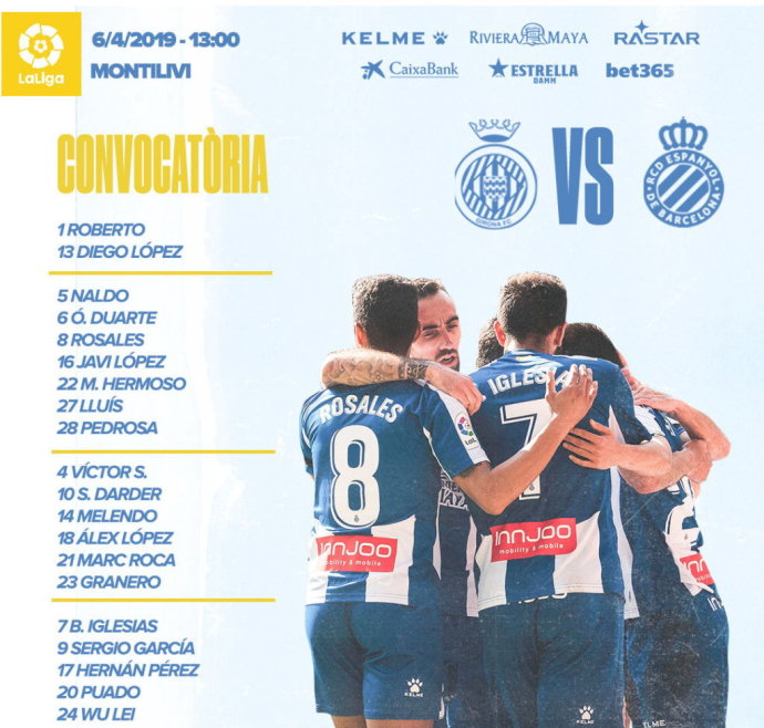 武磊首次西甲首发哪里转播（今晚19时！西班牙人出战 武磊或首发 CCTV5不转这3个网络平台直播）