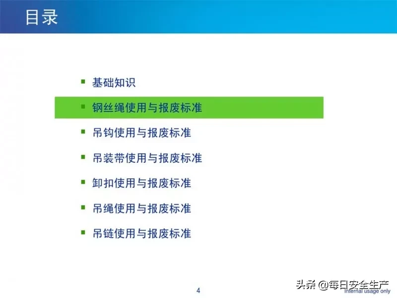 何时报废？起重绳索、吊索具缺陷判定及报废标准