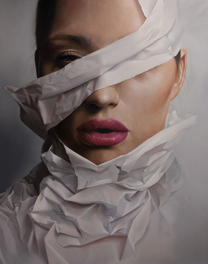 16 岁艺术家 shania mcdonagh 的铅笔画玛丽莲·明特 (marilyn minter