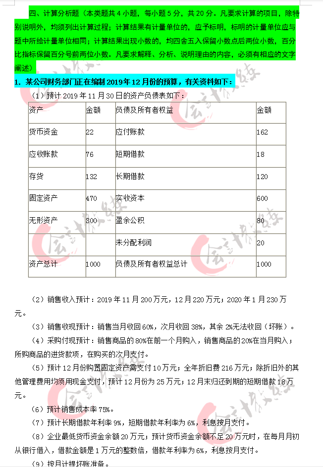 新出炉2020中级3科超强密训押题来袭！命中率80%，错过就太可惜了