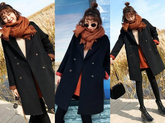 冬季搭配要会用“配饰”，各色围巾巧妙运用，秋冬时髦感倍增