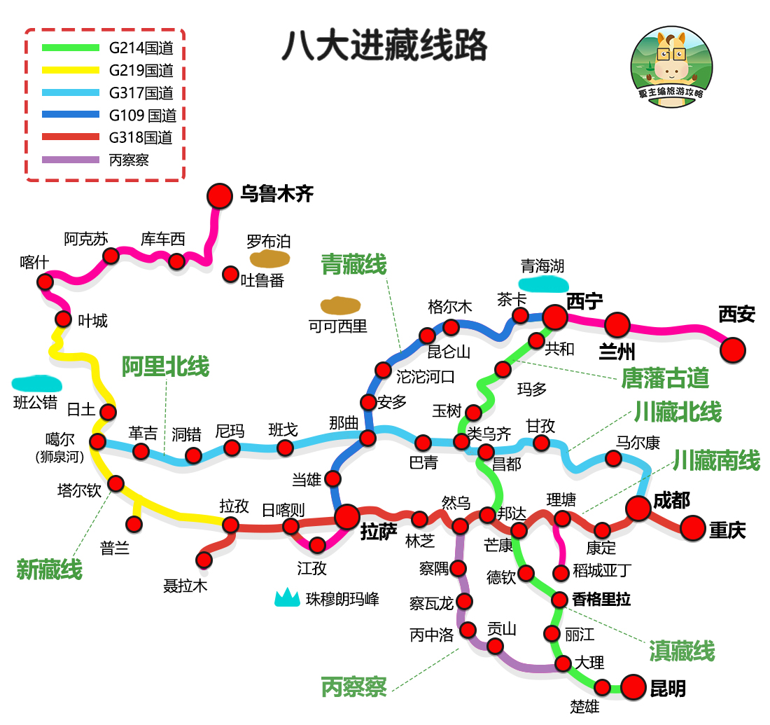 旅游博主眼中，中国最美的5条自驾游线路，你去过几条？