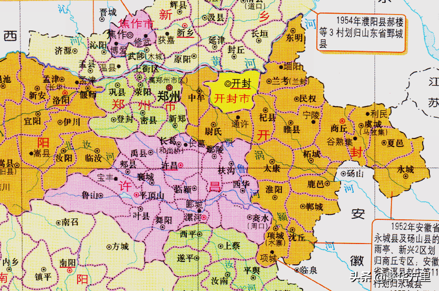 河南省的區劃調整,17個地級市之一,商丘市為何有11個區縣?