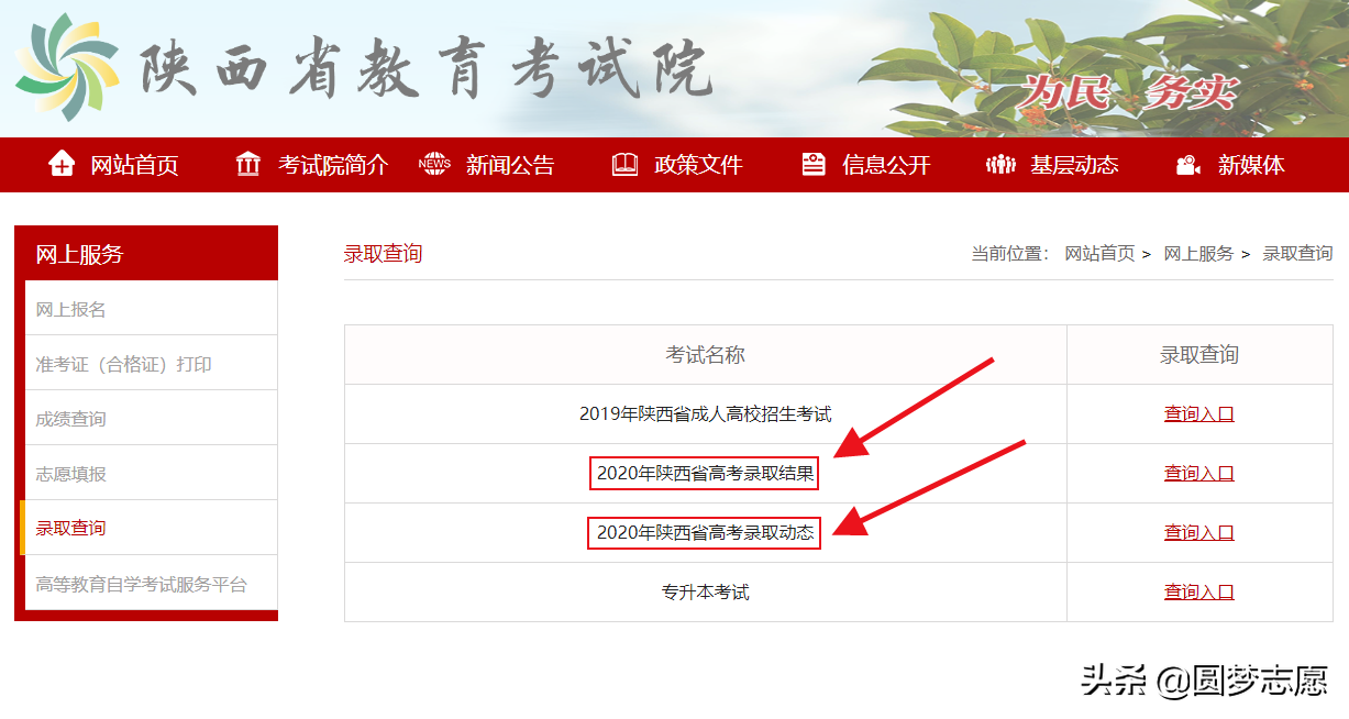 2020查询录取结果显示“暂无录取信息”：录取“状态”怎么查询？