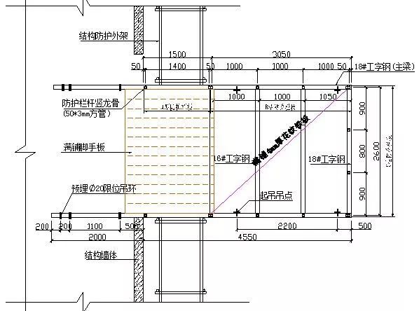 悬挑式卸料平台制作施工技术交底