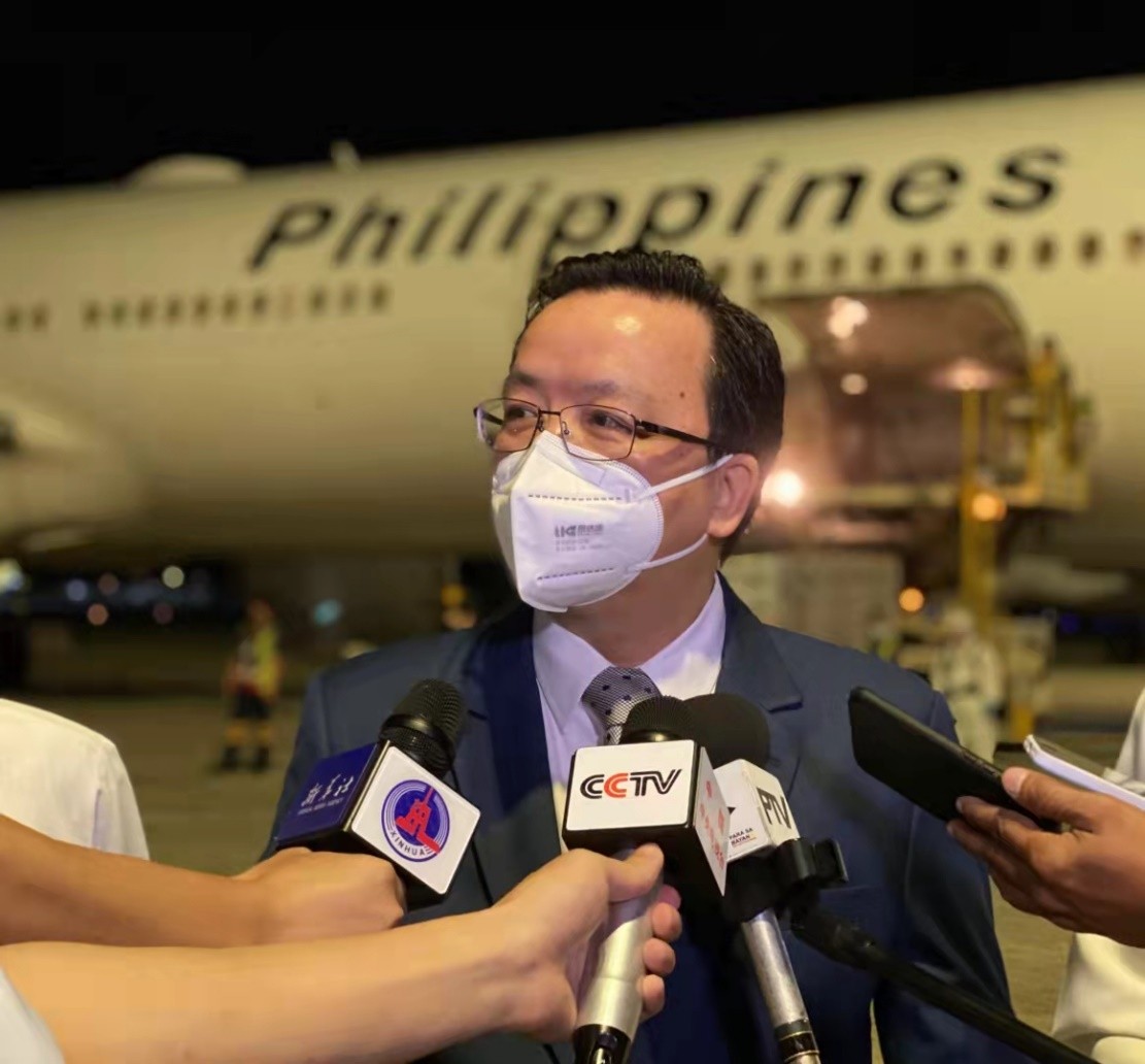 第四批100万剂中国新冠肺炎疫苗运抵菲律宾