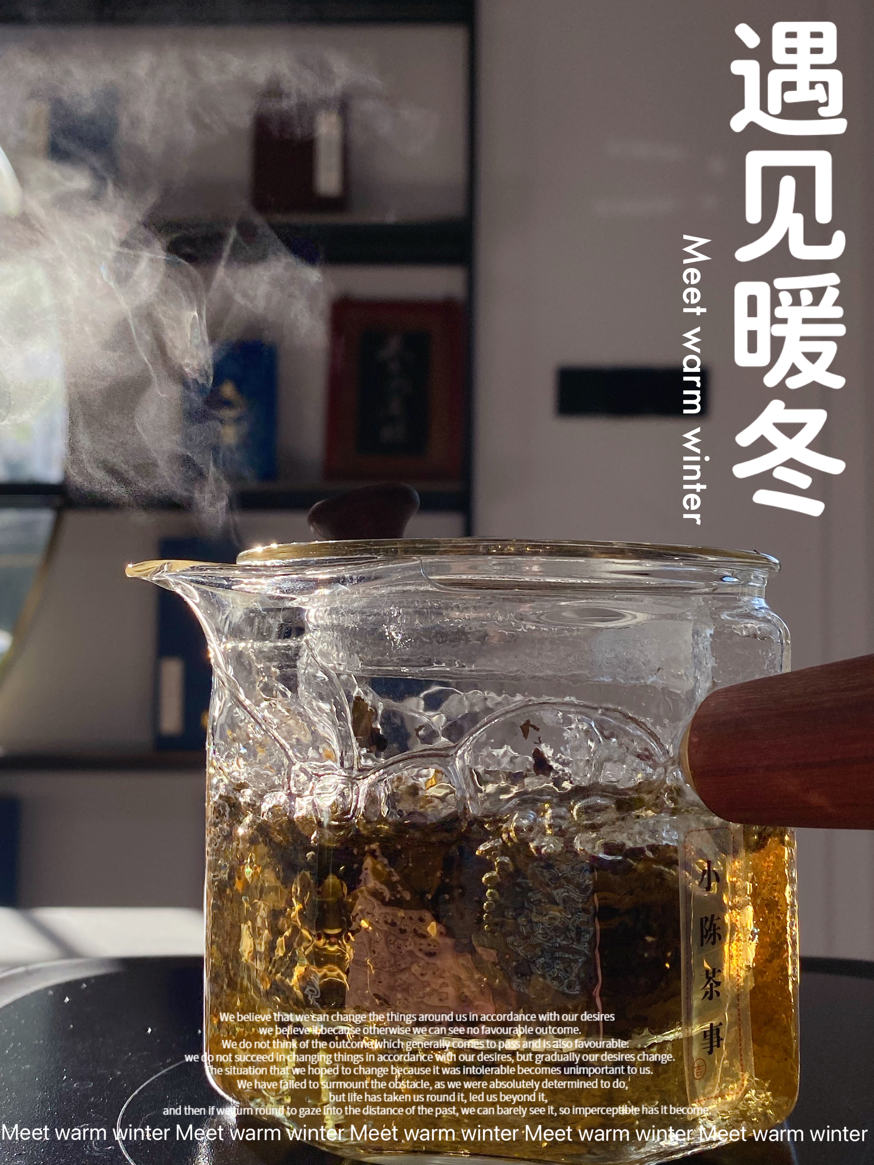 小雪天，带你看清煮茶与蒸茶的区别，来一杯好喝的老白茶暖身吧