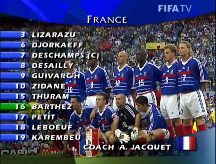1998年世界杯比赛成绩（1998年世界杯决赛，充满“诡异”，齐达内的封神之战）