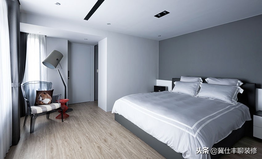 134㎡四室兩廳两卫，取消电视墙，兒童房不放床，实用又敞亮