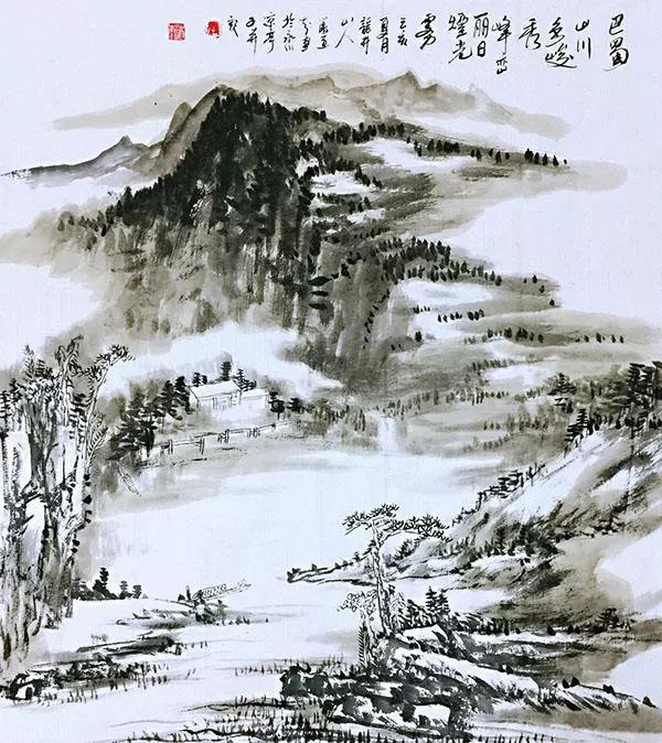 “清水出芙蓉，天然去雕饰”——著名画家严道本