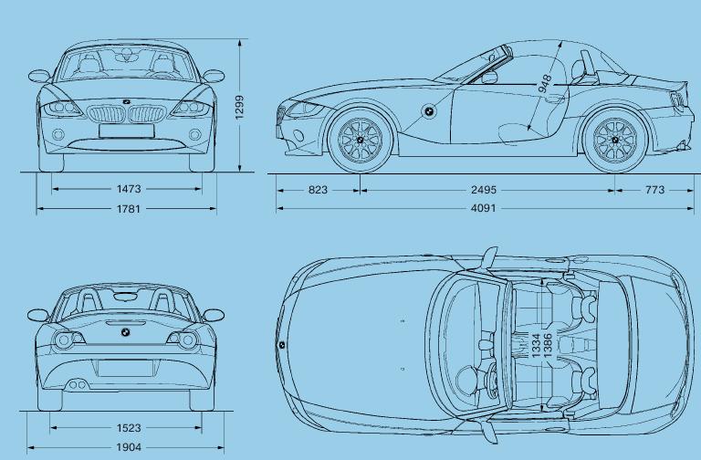 机械设计的朋友们有福了:一大波经典汽车三视图