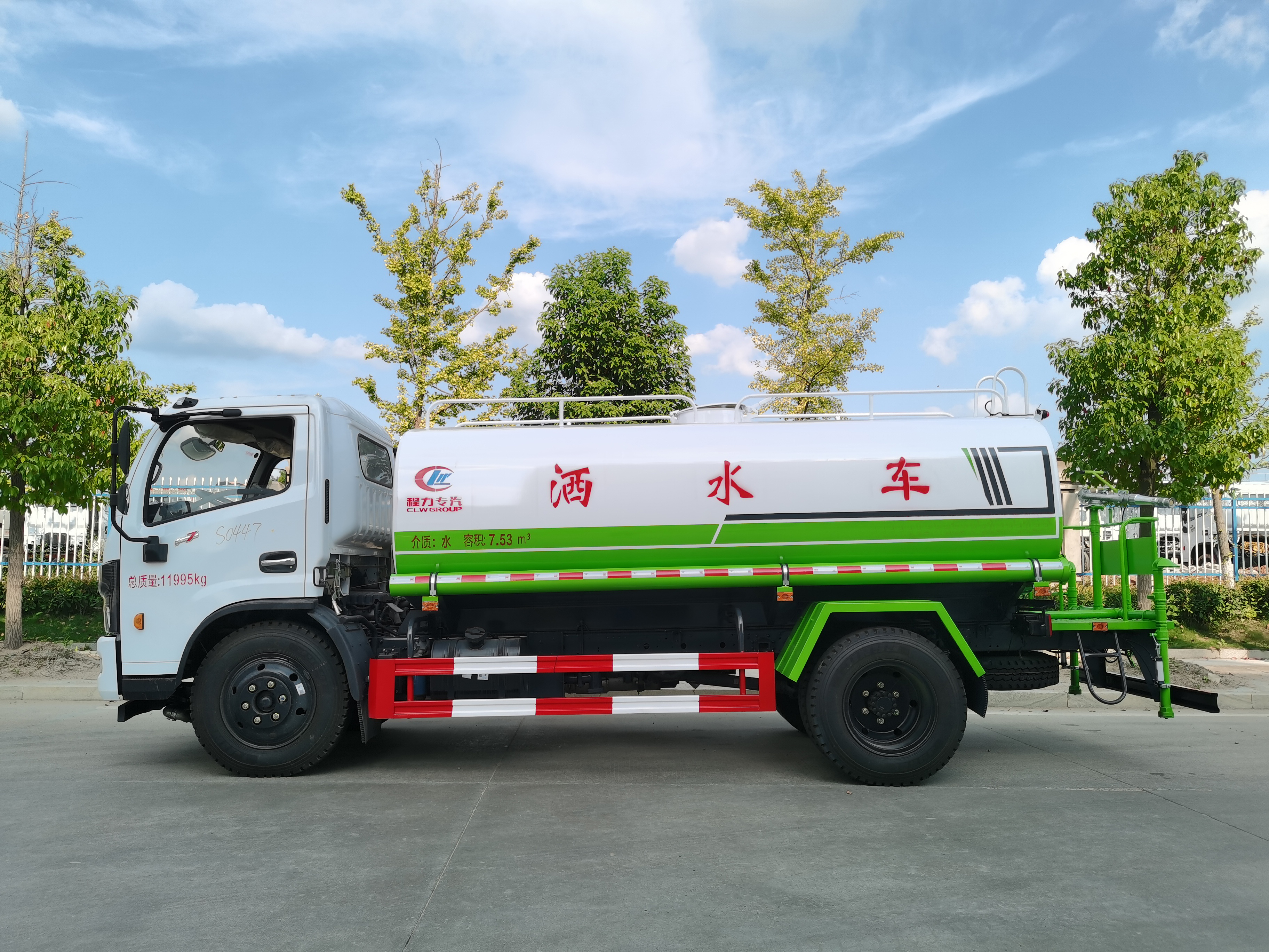 江西九江翟总收到程力集团9.2万方的洒水车，并表示效果非常满意