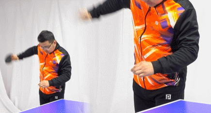 直板发强烈上旋球练习方法(注意这三个要点,轻松发好侧上旋球,多一种