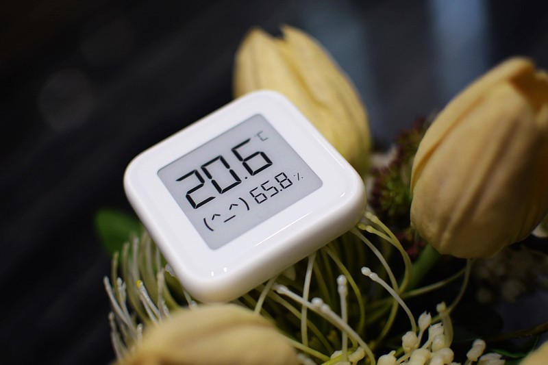 小巧精致.高清墨水屏 小米电子温湿度计