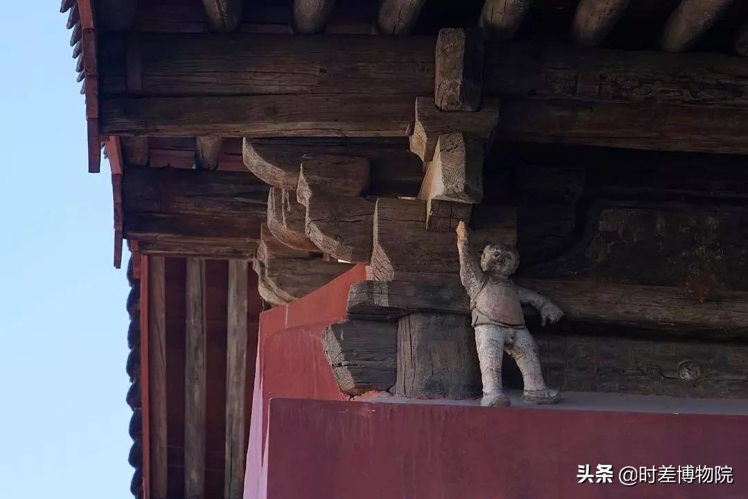 檐柱上的兽头、斗栱下的小人：盘点藏身五台山的有趣古建筑