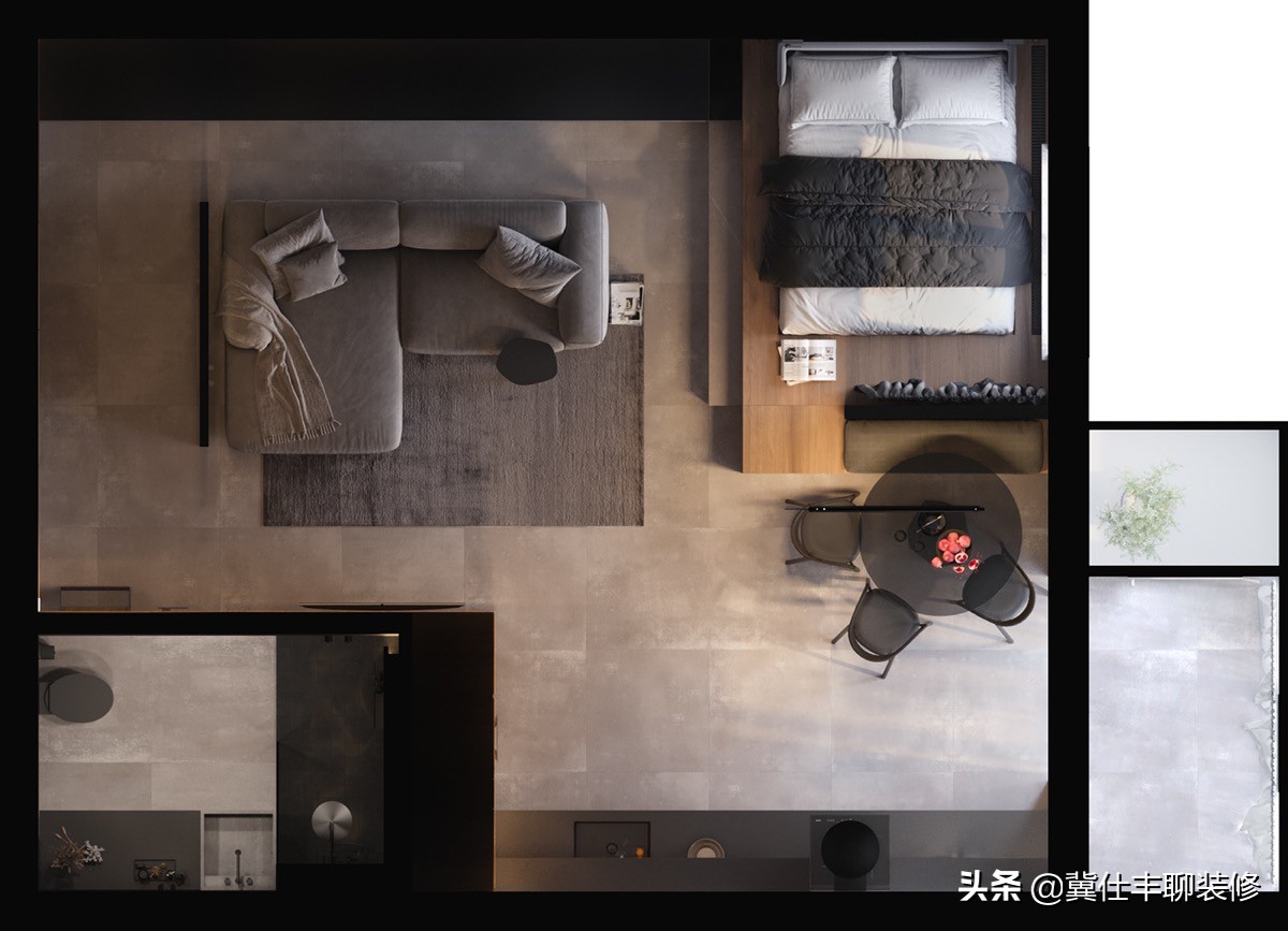 小户型装修样板房35㎡极致空间利用设计