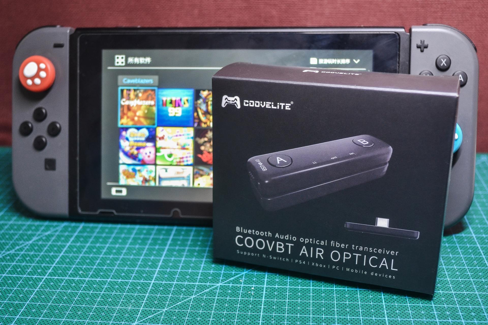 COOVELITE酷威 Switch双蓝牙耳机适配器 双人独享更完美