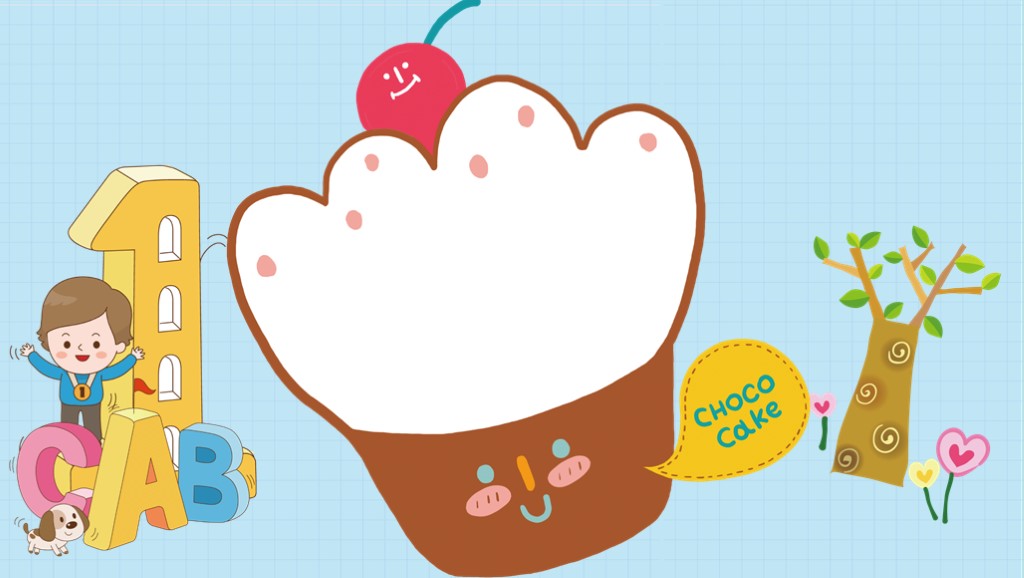 校园系列！第908期：可爱欢乐卡通儿童PPT模板，可直接编辑