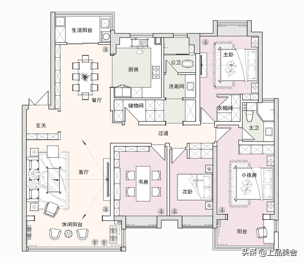 传统经典的中式风格，客厅家具彰显出中式文化，这才是国人住宅
