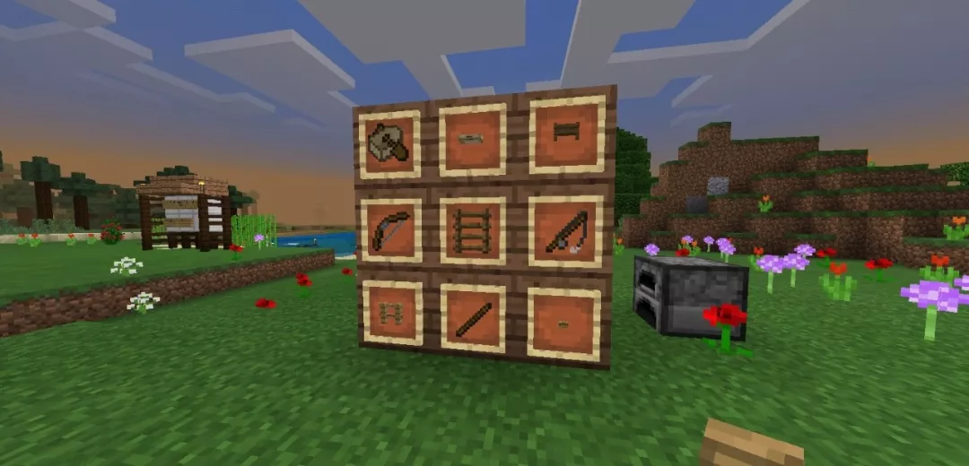 我的世界：工作台这样用有奇效，还有其他更多方块，也有类似效果