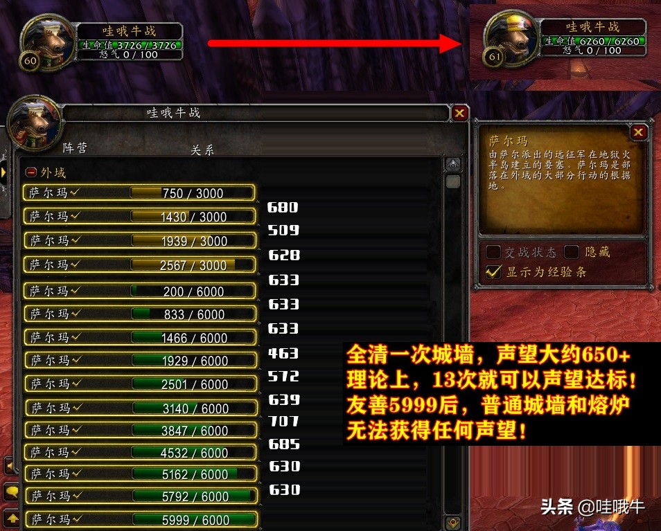 魔兽世界TBC怀旧：外域5大重要声望，该如何冲才更划算？