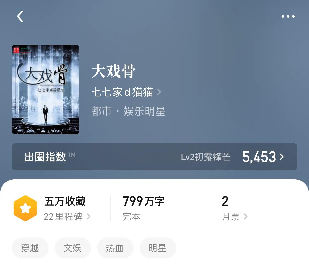 八本完本精品文娱小说，总计字数破5000万，就问你够不够？